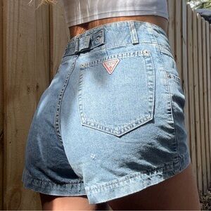 Vintage guess denim shorts